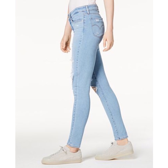 Levi's Women's 711 Ripped Skinny Jeans - Picture 3 of 5